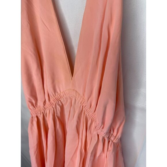 JOHN KLOSS for CIRA V-NECK BACKLESS BABYDOLL DRESS SHIRT, S - Picture 4 of 6